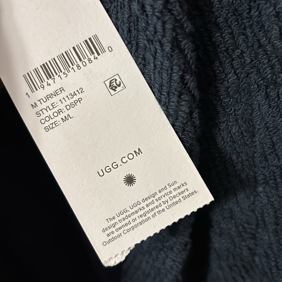 Ugg mens robe nwt M/L - Picture 4 of 6